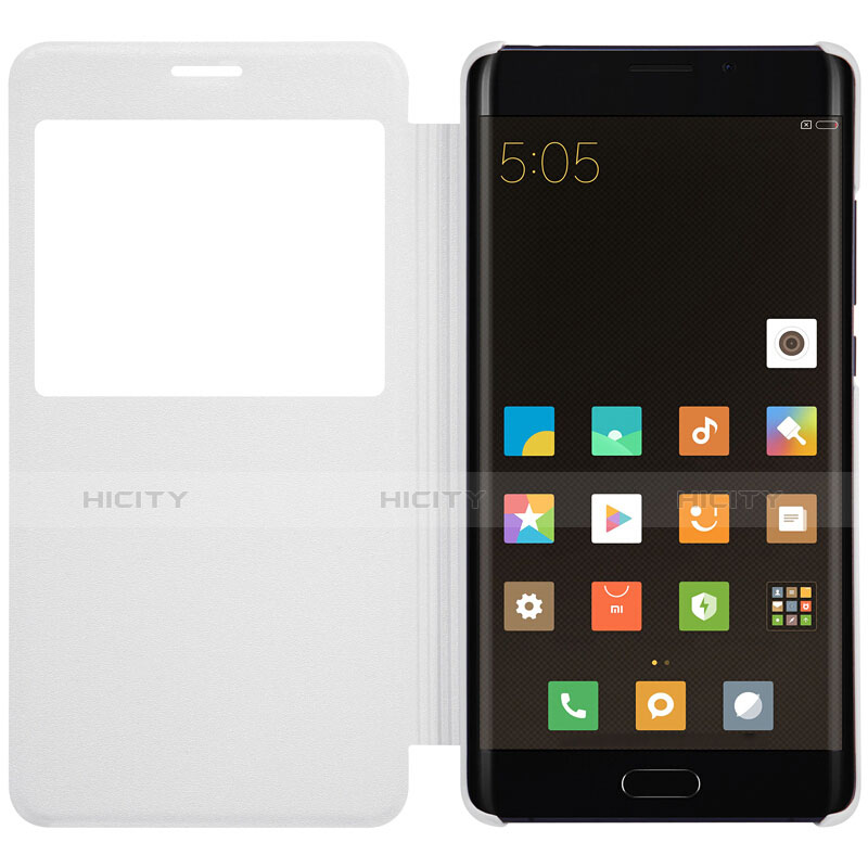 Xiaomi Mi Note 2用手帳型 レザーケース スタンド Xiaomi ホワイト