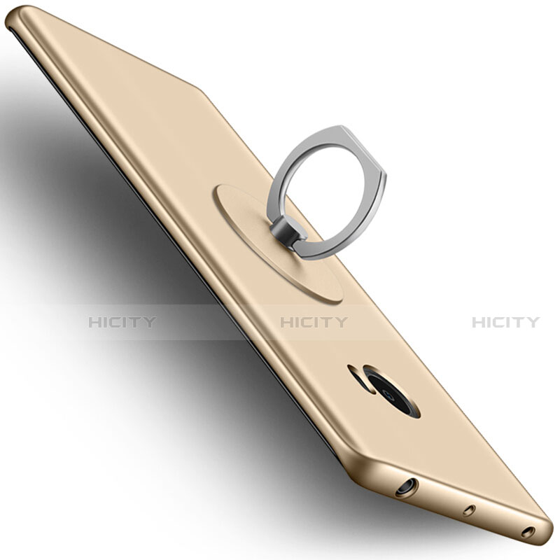 Xiaomi Mi Note 2 Special Edition用ハードケース プラスチック 質感もマット アンド指輪 Xiaomi ゴールド