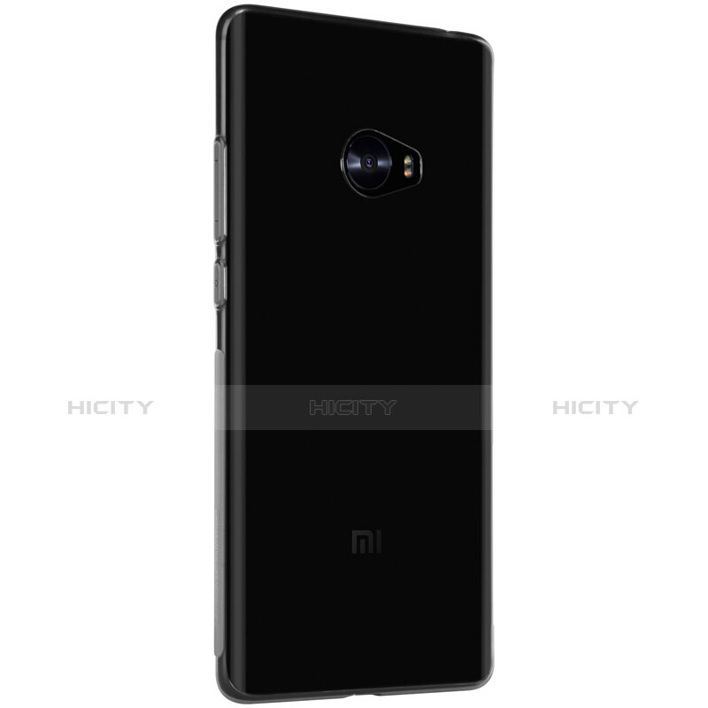 Xiaomi Mi Note 2 Special Edition用極薄ソフトケース シリコンケース 耐衝撃 全面保護 クリア透明 T07 Xiaomi グレー