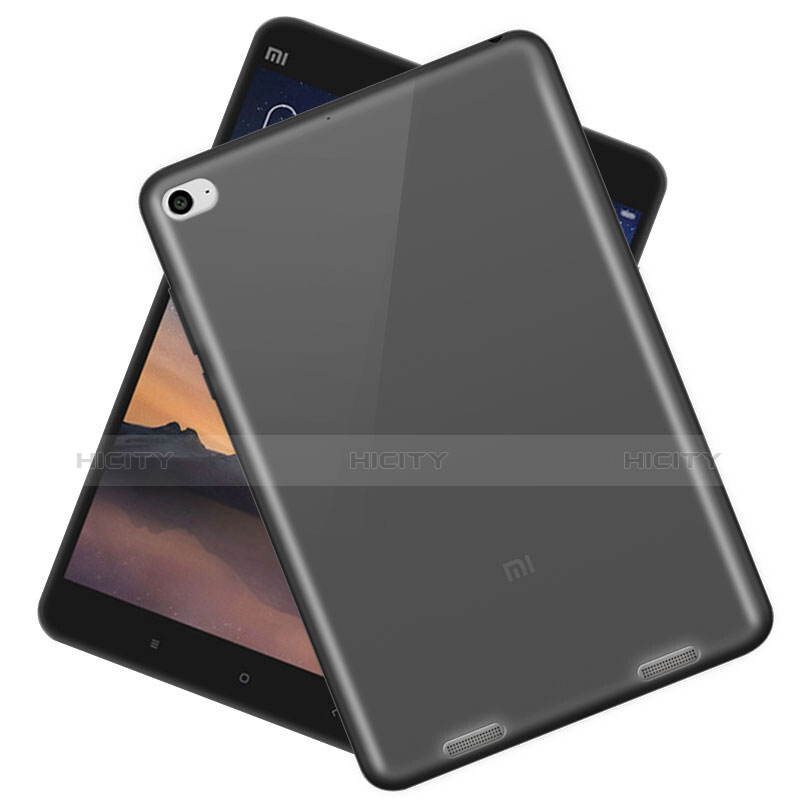 Xiaomi Mi Pad 2用極薄ソフトケース シリコンケース 耐衝撃 全面保護 クリア透明 Xiaomi グレー