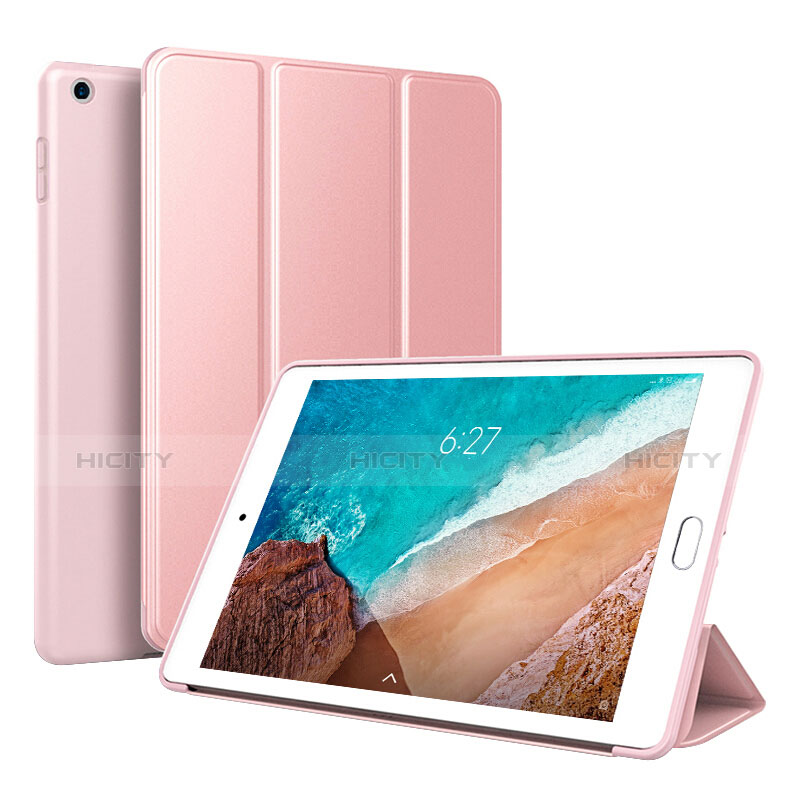 Xiaomi Mi Pad 4用手帳型 レザーケース スタンド カバー L01 Xiaomi ローズゴールド