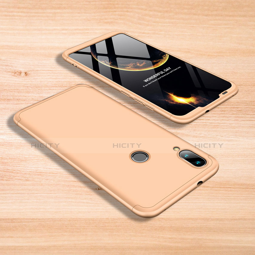 Xiaomi Mi Play 4G用ハードケース プラスチック 質感もマット 前面と背面 360度 フルカバー Xiaomi ゴールド