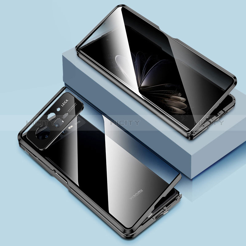 Xiaomi Mix Fold 2 5G用ケース 高級感 手触り良い アルミメタル 製の金属製 360度 フルカバーバンパー 鏡面 カバー Xiaomi 