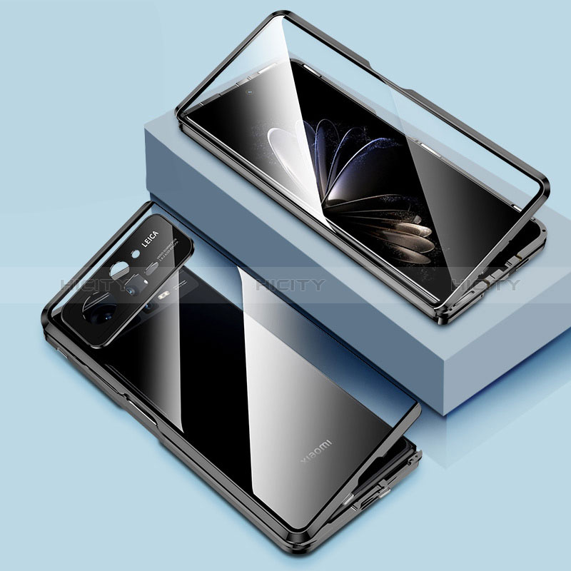 Xiaomi Mix Fold 2 5G用ケース 高級感 手触り良い アルミメタル 製の金属製 360度 フルカバーバンパー 鏡面 カバー P01 Xiaomi 