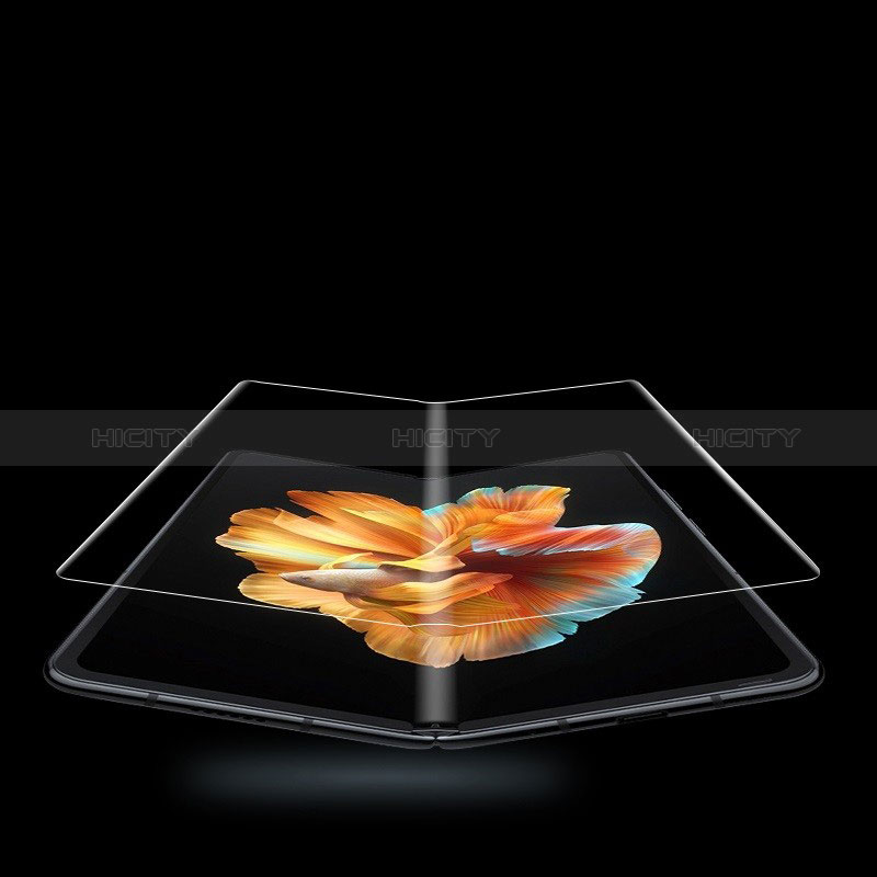 Xiaomi Mix Fold 2 5G用高光沢 液晶保護フィルム フルカバレッジ画面 Xiaomi クリア