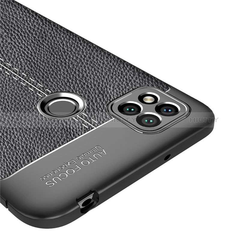 Xiaomi POCO C31用シリコンケース ソフトタッチラバー レザー柄 カバー Xiaomi 