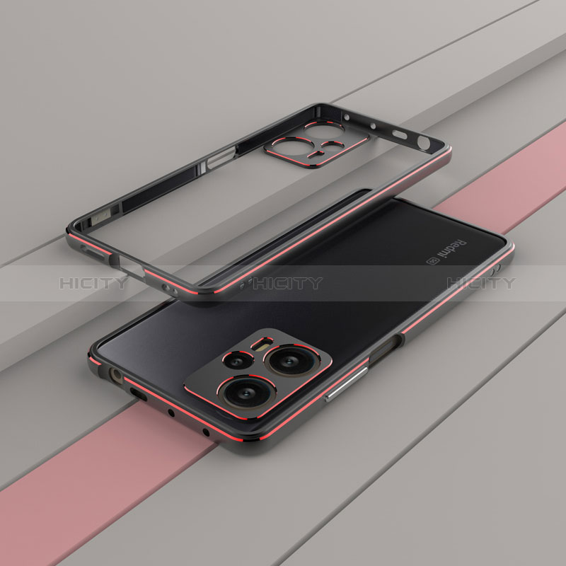 Xiaomi Poco F5 5G用ケース 高級感 手触り良い アルミメタル 製の金属製 バンパー カバー Xiaomi 
