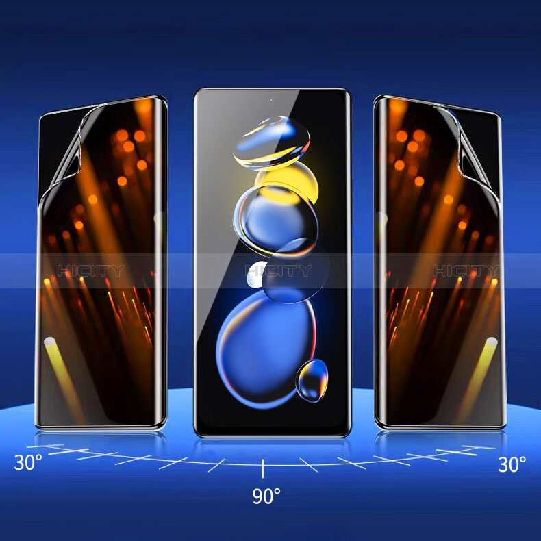 Xiaomi Poco F5 5G用高光沢 液晶保護フィルム フルカバレッジ画面 反スパイ Xiaomi クリア