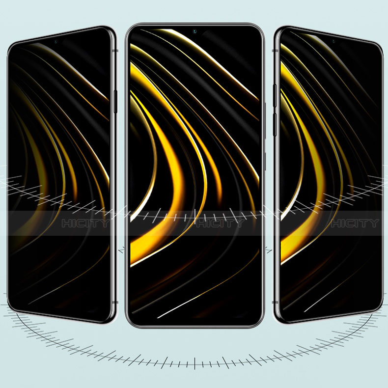 Xiaomi Poco M3用反スパイ 強化ガラス 液晶保護フィルム Xiaomi クリア