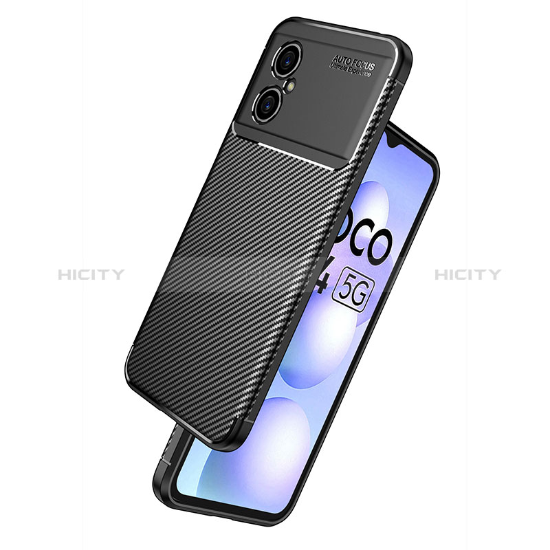 Xiaomi Poco M4 5G用シリコンケース ソフトタッチラバー ツイル カバー Xiaomi