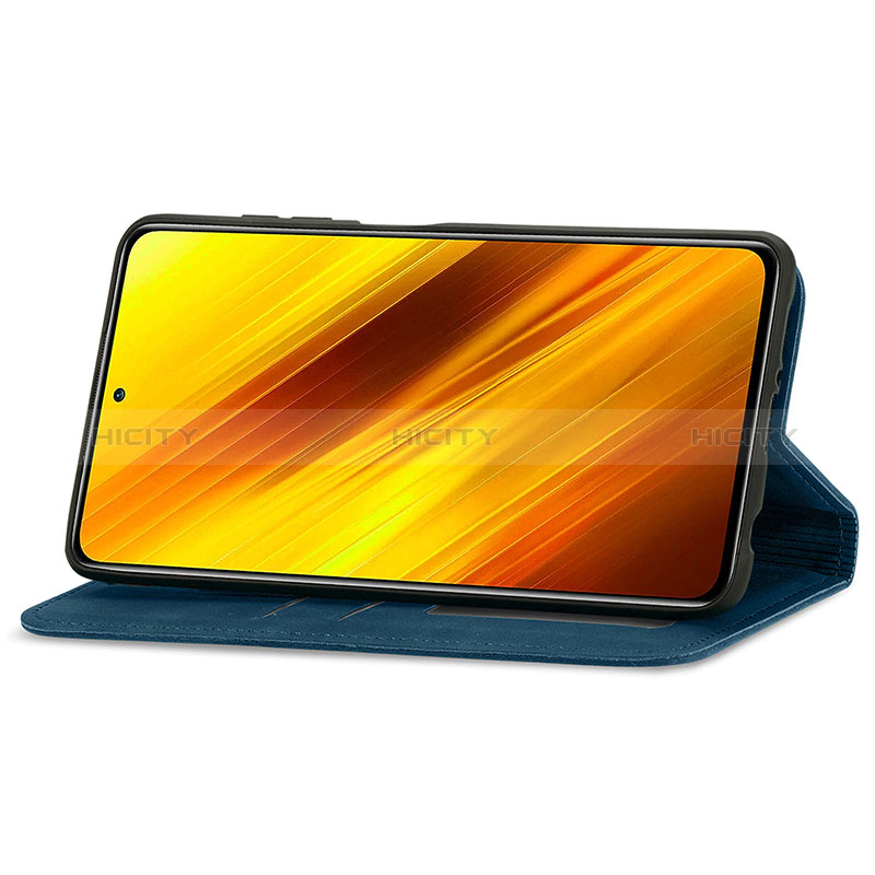 Xiaomi Poco X3 NFC用手帳型 レザーケース スタンド カバー S04D Xiaomi 