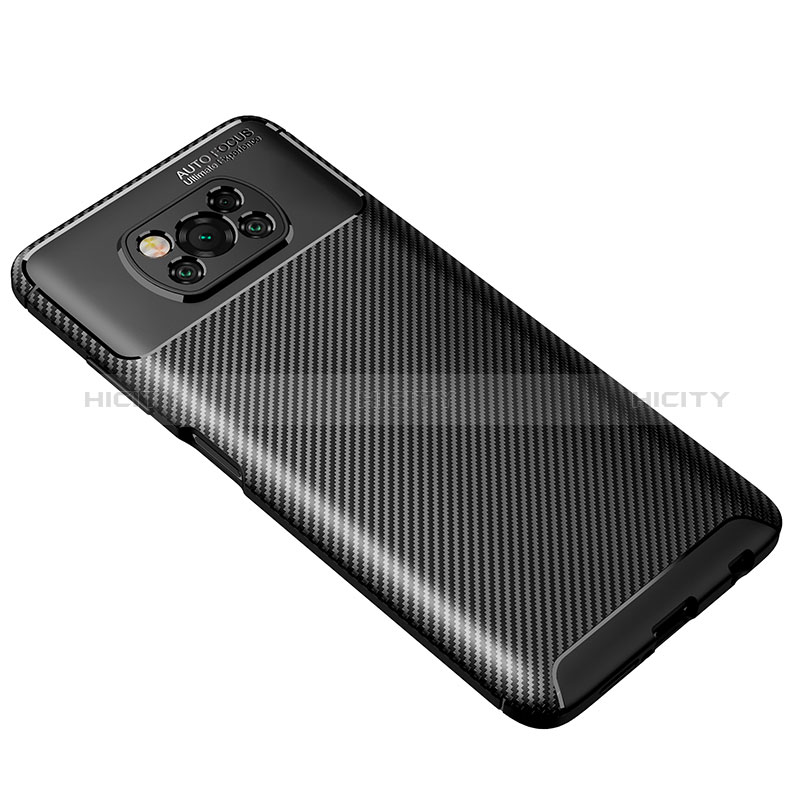 Xiaomi Poco X3 NFC用シリコンケース ソフトタッチラバー ツイル カバー S01 Xiaomi 