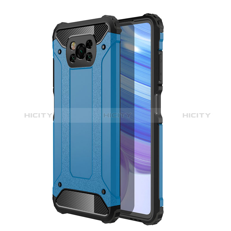 Xiaomi Poco X3 NFC用ハイブリットバンパーケース プラスチック 兼シリコーン カバー WL1 Xiaomi 