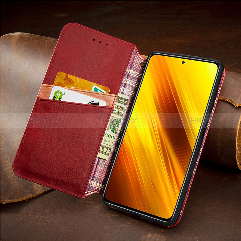 Xiaomi Poco X3 NFC用手帳型 レザーケース スタンド カバー S09D Xiaomi 