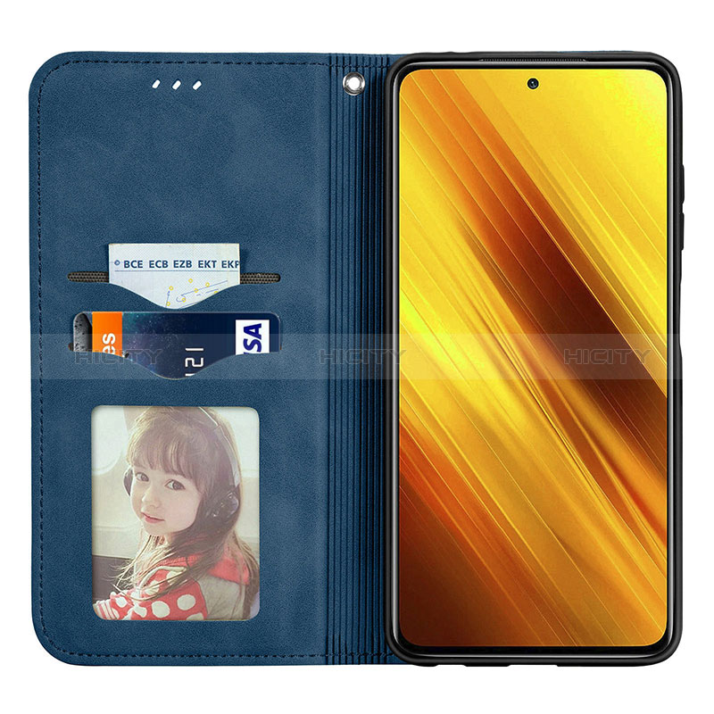 Xiaomi Poco X3 Pro用手帳型 レザーケース スタンド カバー S04D Xiaomi 