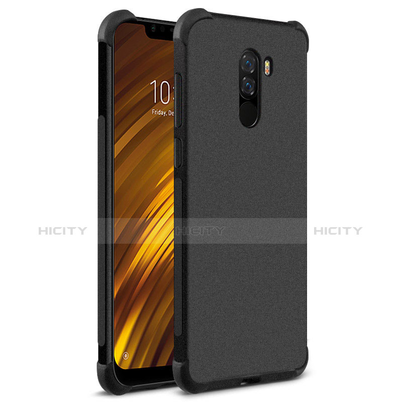 Xiaomi Pocophone F1用シリコンケース ソフトタッチラバー カバー Xiaomi ブラック