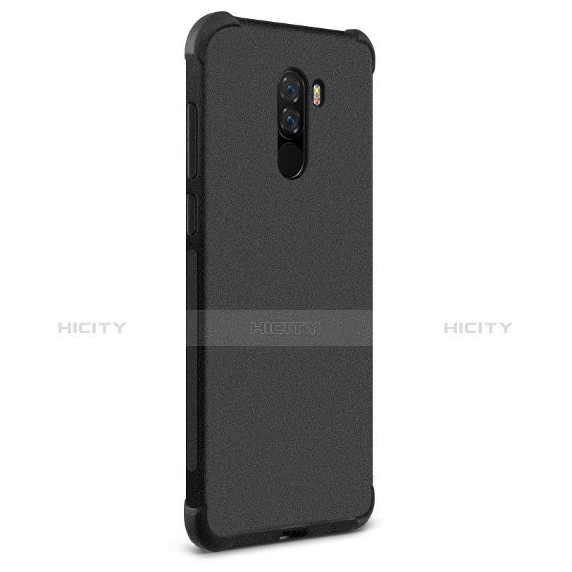 Xiaomi Pocophone F1用シリコンケース ソフトタッチラバー カバー Xiaomi ブラック