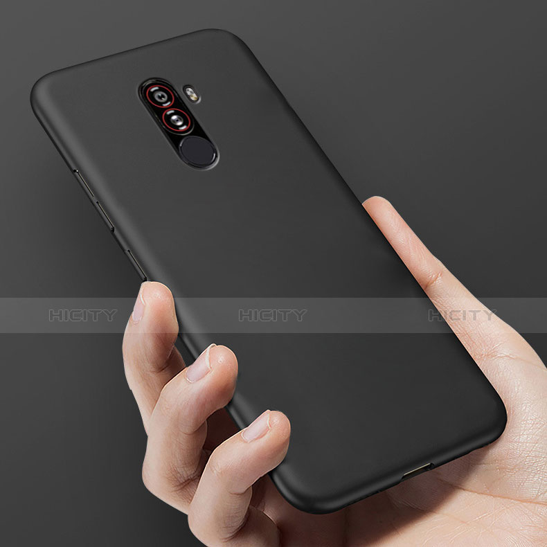 Xiaomi Pocophone F1用極薄ソフトケース シリコンケース 耐衝撃 全面保護 S02 Xiaomi ブラック