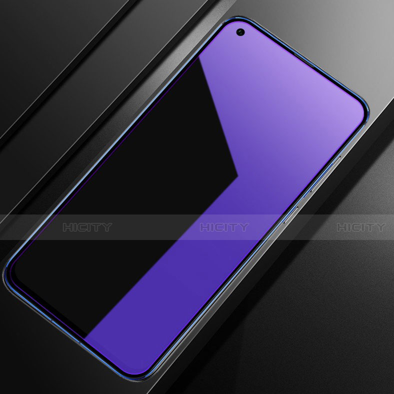 Xiaomi Redmi 10X 4G用強化ガラス フル液晶保護フィルム アンチグレア ブルーライト Xiaomi ブラック