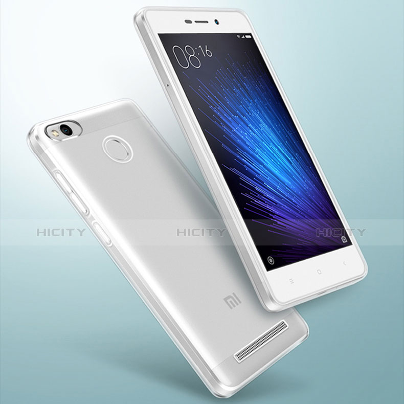 Xiaomi Redmi 3 Pro用極薄ソフトケース シリコンケース 耐衝撃 全面保護 クリア透明 Q01 Xiaomi クリア