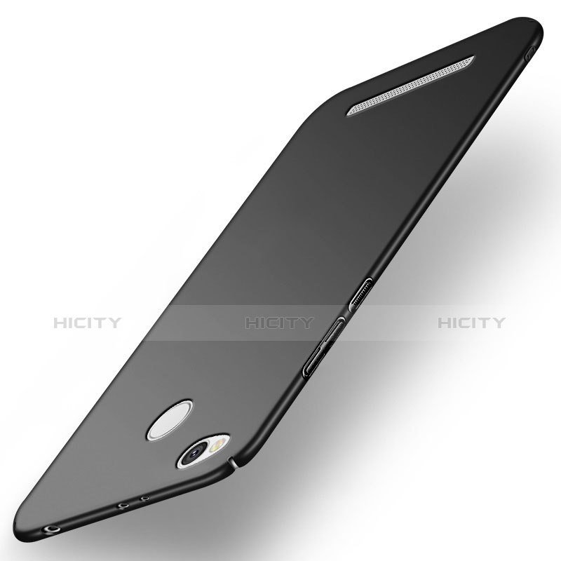 Xiaomi Redmi 3S用ハードケース プラスチック 質感もマット M02 Xiaomi ブラック