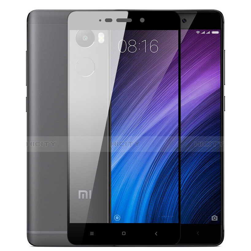 Xiaomi Redmi 4 Standard Edition用強化ガラス フル液晶保護フィルム Xiaomi ブラック