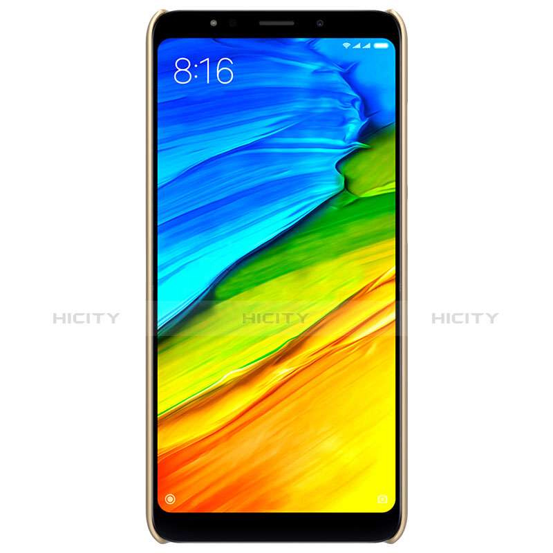 Xiaomi Redmi 5用ハードケース プラスチック メッシュ デザイン Xiaomi ゴールド