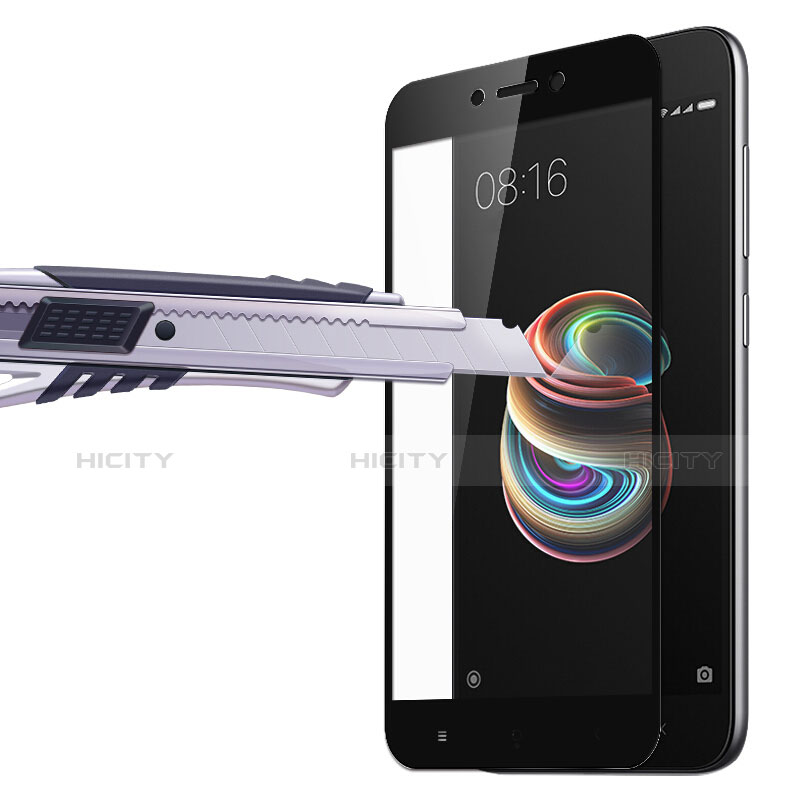 Xiaomi Redmi 5A用強化ガラス フル液晶保護フィルム Xiaomi ブラック