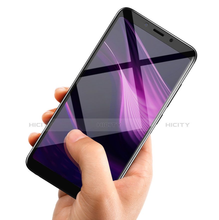 Xiaomi Redmi 6用強化ガラス フル液晶保護フィルム F02 Xiaomi ブラック