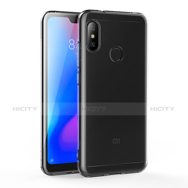 Xiaomi Redmi 6 Pro用極薄ソフトケース シリコンケース 耐衝撃 全面保護 クリア透明 T04 Xiaomi クリア