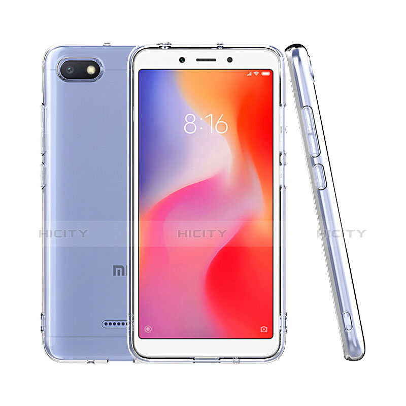 Xiaomi Redmi 6A用極薄ソフトケース シリコンケース 耐衝撃 全面保護 クリア透明 T03 Xiaomi クリア