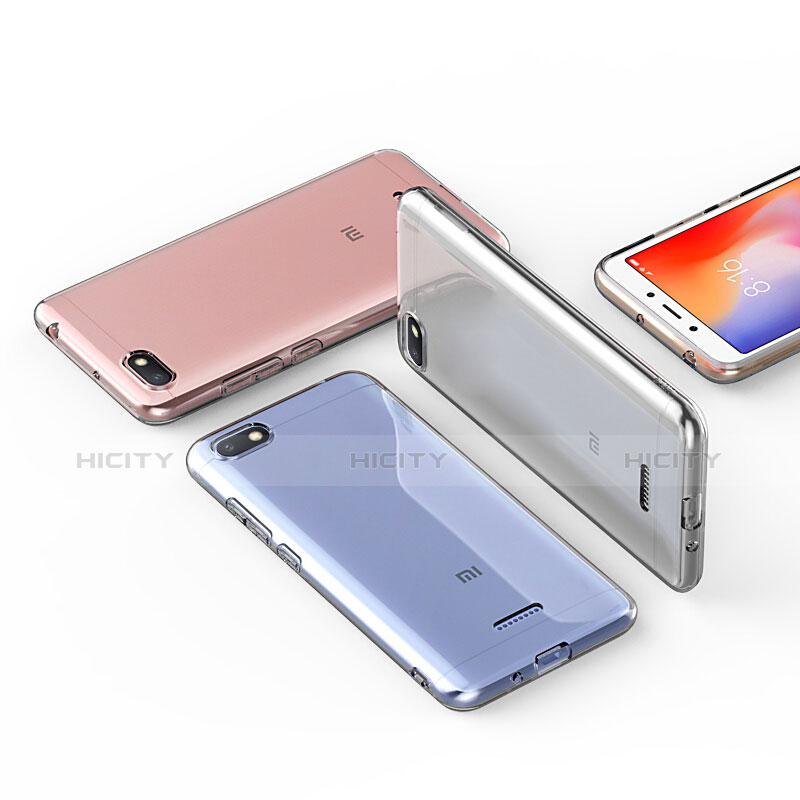 Xiaomi Redmi 6A用極薄ソフトケース シリコンケース 耐衝撃 全面保護 クリア透明 T03 Xiaomi クリア