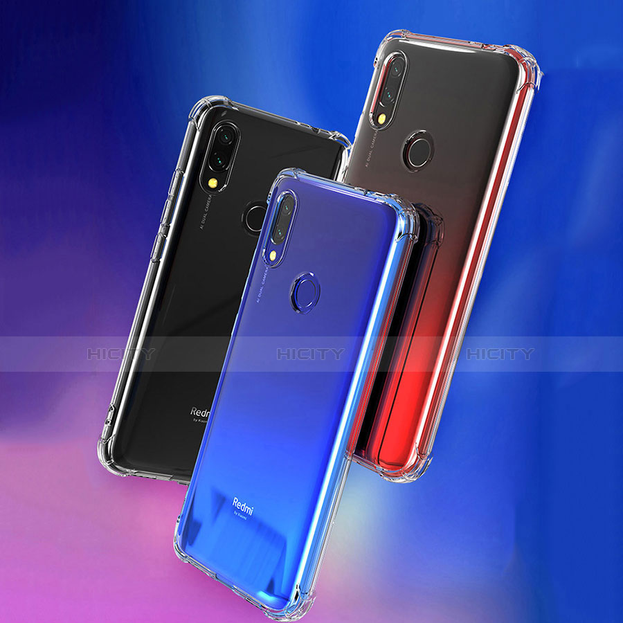 Xiaomi Redmi 7用極薄ソフトケース シリコンケース 耐衝撃 全面保護 クリア透明 カバー Xiaomi クリア