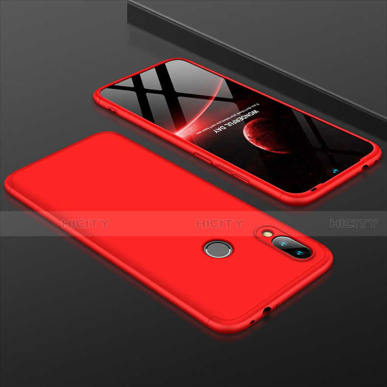 Xiaomi Redmi 7用ハードケース プラスチック 質感もマット 前面と背面 360度 フルカバー Xiaomi レッド