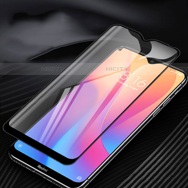 Xiaomi Redmi 8用強化ガラス フル液晶保護フィルム F03 Xiaomi ブラック