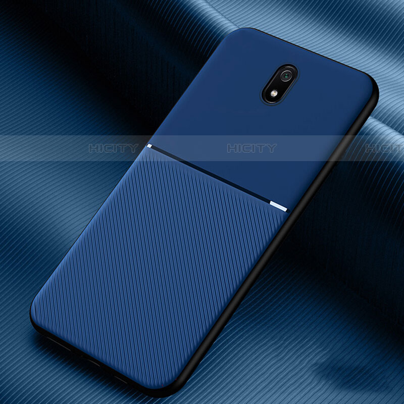 Xiaomi Redmi 8A用360度 フルカバー極薄ソフトケース シリコンケース 耐衝撃 全面保護 バンパー S01 Xiaomi ネイビー