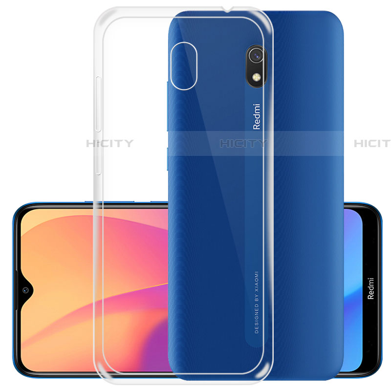 Xiaomi Redmi 8A用極薄ソフトケース シリコンケース 耐衝撃 全面保護 クリア透明 T02 Xiaomi クリア