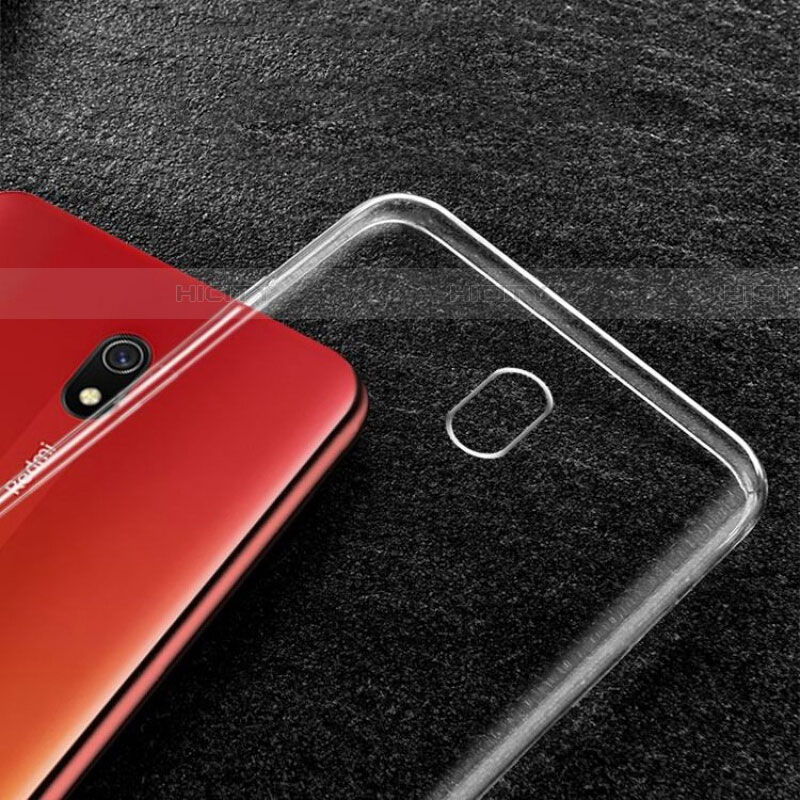 Xiaomi Redmi 8A用極薄ソフトケース シリコンケース 耐衝撃 全面保護 クリア透明 T05 Xiaomi クリア