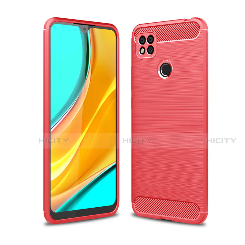 Xiaomi Redmi 9 India用シリコンケース ソフトタッチラバー ライン カバー Xiaomi 