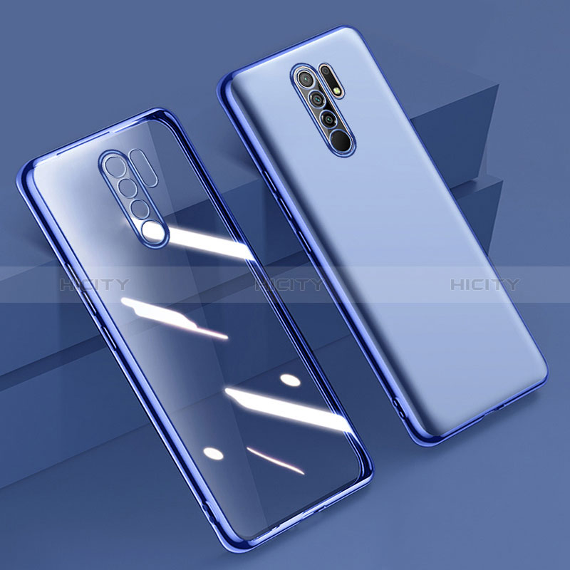 Xiaomi Redmi 9 Prime India用極薄ソフトケース シリコンケース 耐衝撃 全面保護 クリア透明 H01 Xiaomi ネイビー