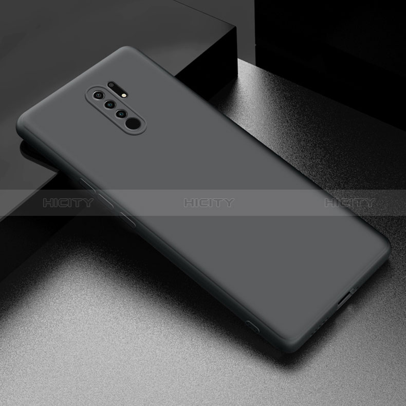 Xiaomi Redmi 9 Prime India用極薄ソフトケース シリコンケース 耐衝撃 全面保護 Xiaomi ブラック