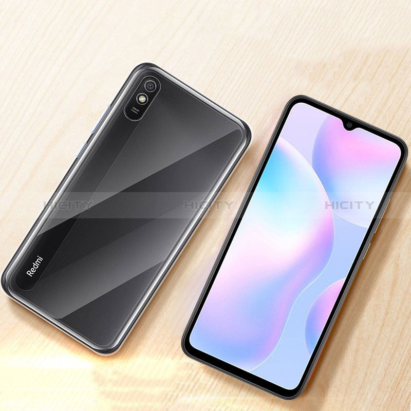 Xiaomi Redmi 9A用極薄ソフトケース シリコンケース 耐衝撃 全面保護 クリア透明 T03 Xiaomi クリア