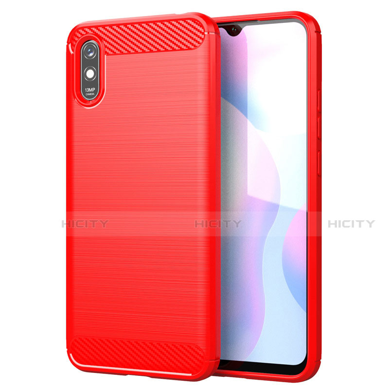 Xiaomi Redmi 9A用シリコンケース ソフトタッチラバー ライン カバー Xiaomi 