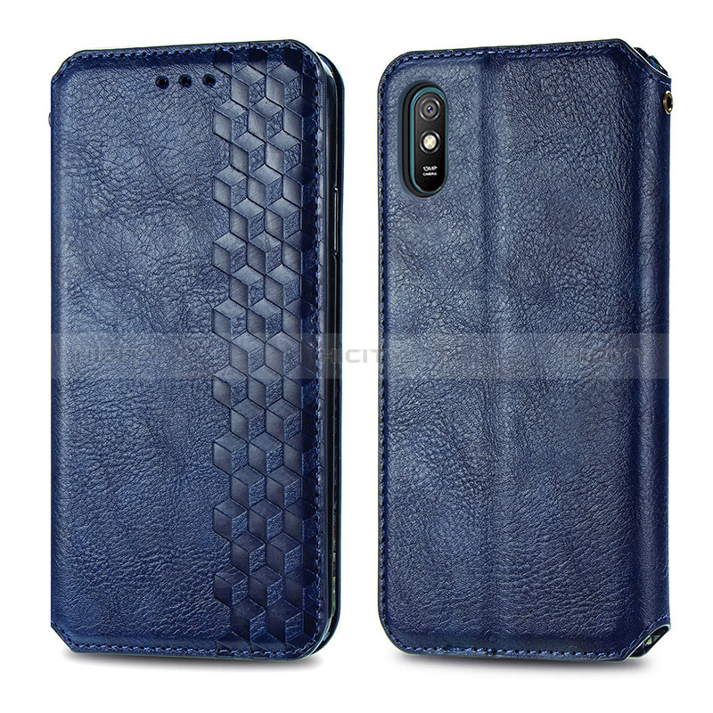 Xiaomi Redmi 9A用手帳型 レザーケース スタンド カバー S01D Xiaomi 