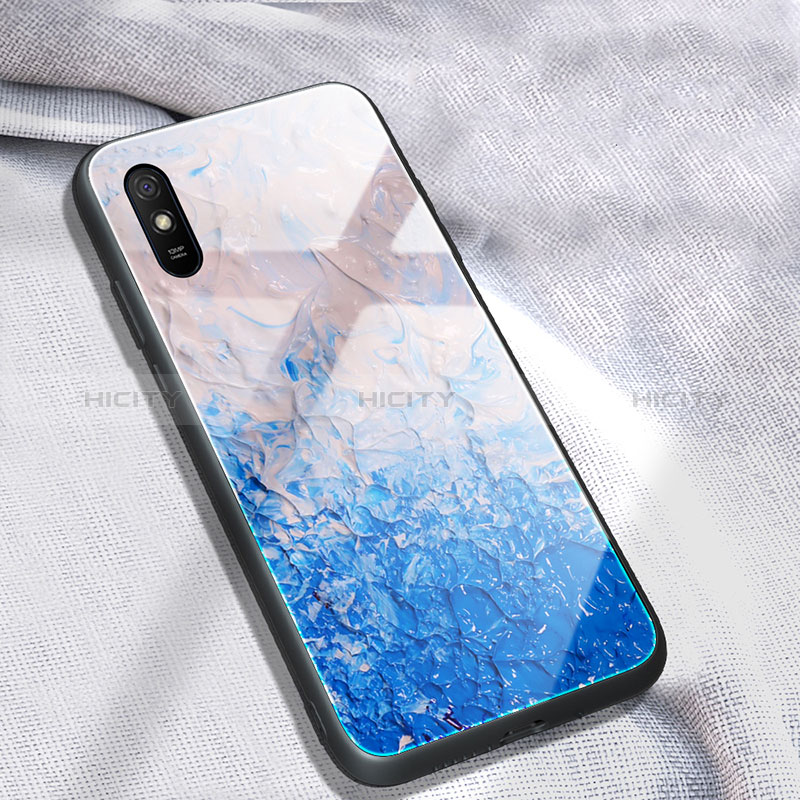 Xiaomi Redmi 9AT用ハイブリットバンパーケース プラスチック パターン 鏡面 カバー JM1 Xiaomi 