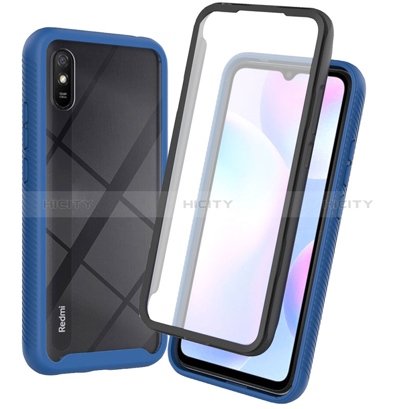 Xiaomi Redmi 9AT用360度 フルカバー ハイブリットバンパーケース クリア透明 プラスチック カバー ZJ3 Xiaomi 