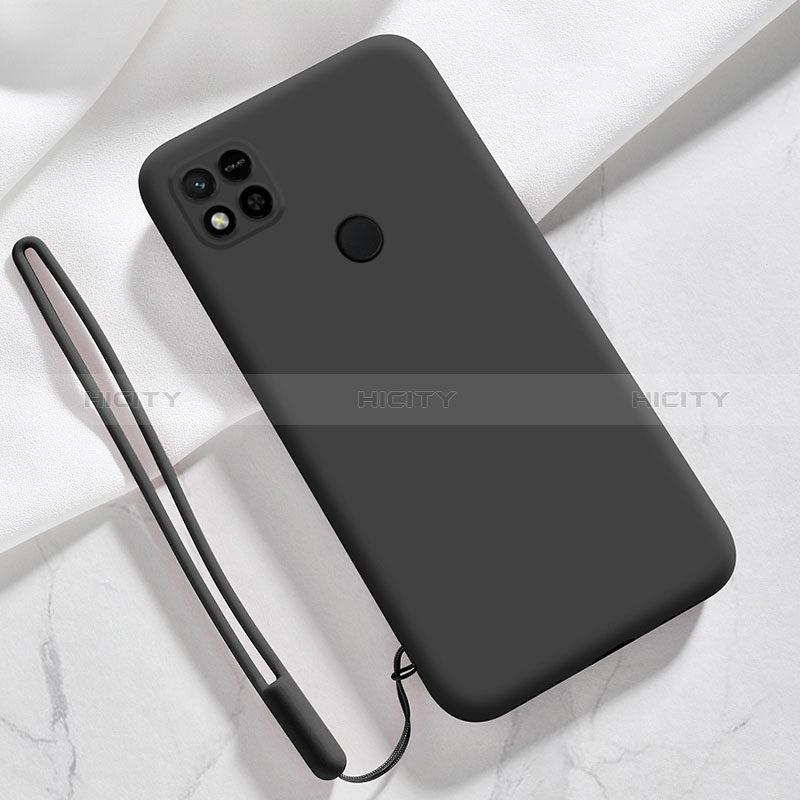 Xiaomi Redmi 9C用360度 フルカバー極薄ソフトケース シリコンケース 耐衝撃 全面保護 バンパー YK3 Xiaomi ブラック