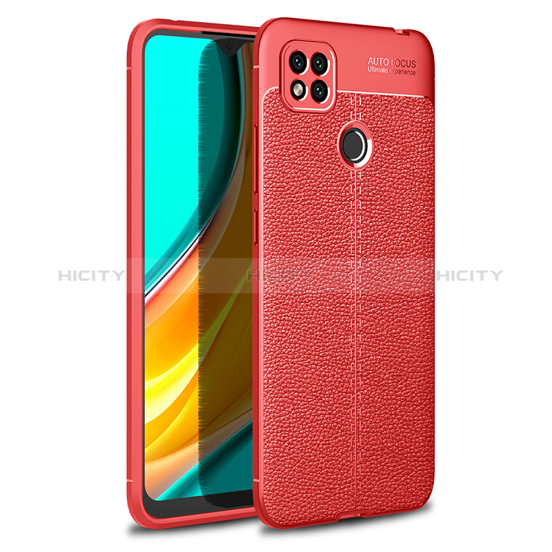 Xiaomi Redmi 9C用シリコンケース ソフトタッチラバー レザー柄 カバー WL1 Xiaomi 