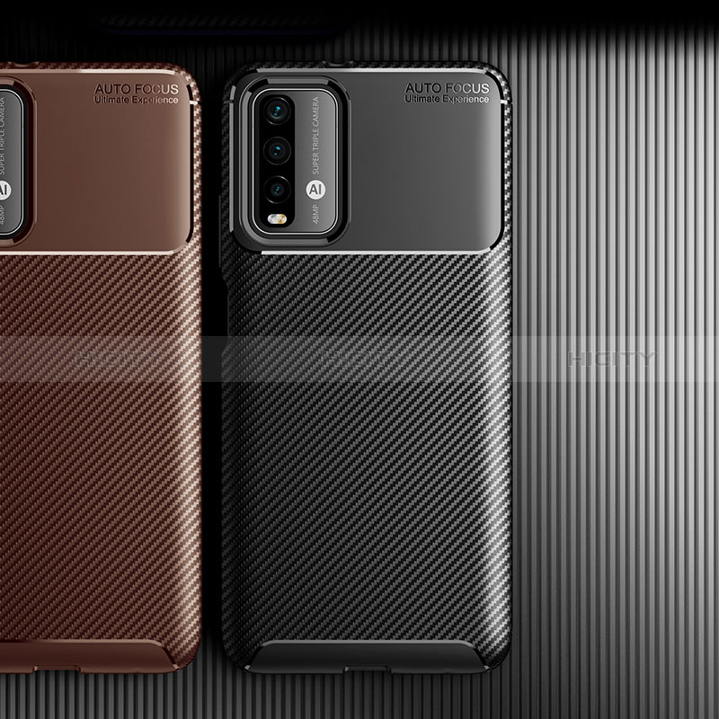 Xiaomi Redmi 9T 4G用シリコンケース ソフトタッチラバー ツイル カバー Xiaomi