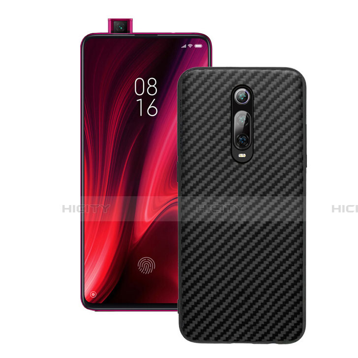 Xiaomi Redmi K20用シリコンケース ソフトタッチラバー ツイル カバー Y01 Xiaomi ブラック